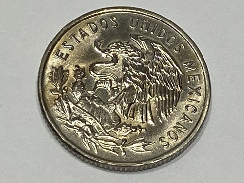 1966 MEXICO 25 CENTAVOS COIN KM# 444 CIRCULATED - Picture 2 of 3