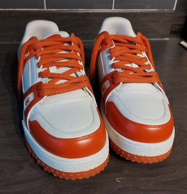 Louis Vuitton Maxi Trainer Orange UK10 Great Condition UK