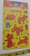 New 1999 American Greetings PBS Clifford The Big Red Dog Stickers