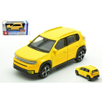 Fiat Panda Ev 2024 Yellow 1:43 Burago Auto Stradali -D- Neues Modell
