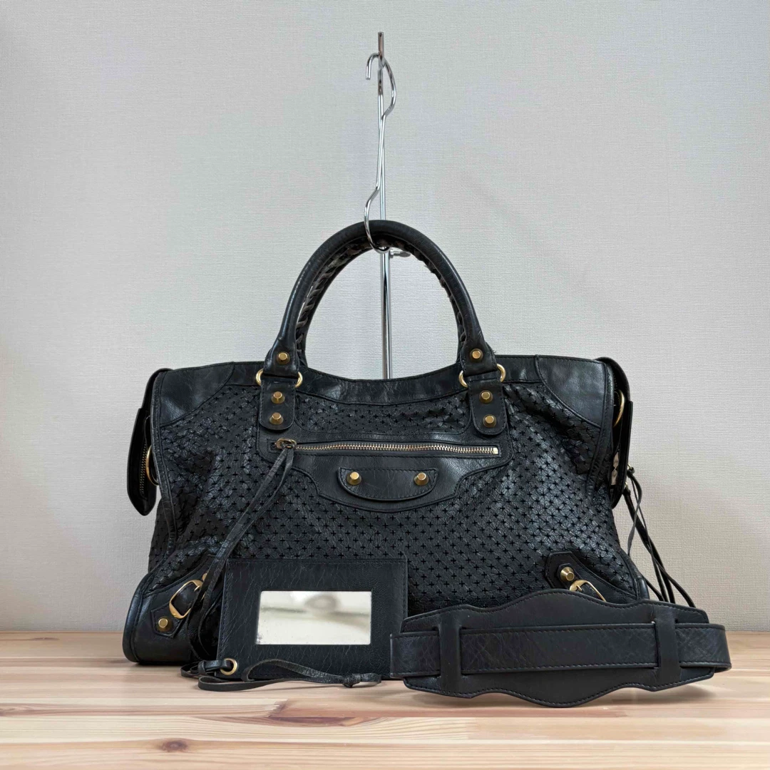 Balenciaga City Shoulder Bag Black Bags & Handbags for Women for