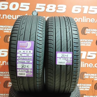 2x Bridgestone Turanza T001 Sommerreifen 215/50 R18 92W 6,3/6,0mm