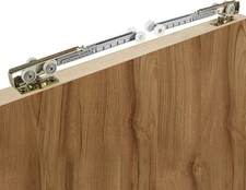 2 Pack Bi-Direction Pocket Door Soft Close/Open Hanger Fits Johnson Part, 165lbs