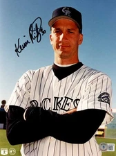 Kevin Ritz Autographed/Signed Colorado Rockies 8x10 Photo Beckett 50552