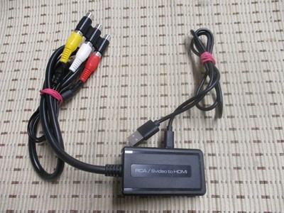 1080P Composite RCA to HDMI Video Converter Adapter UP Scaler RCA2HDMI