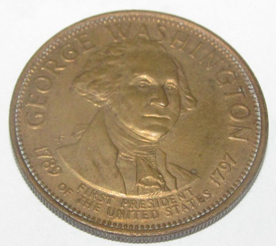 George Washington President USA Souvenir Token Medal Collector's Coin