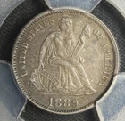 1889 PCGS AU-53 Liberty Seated Dime