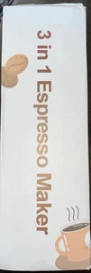 Portable Espresso Machine Wireless Coffee Maker 3in-1 Capsule, Powder, Hot Water