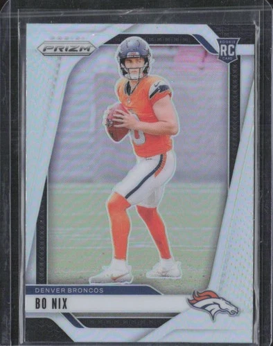 2024 Panini Prizm - Rookies Bo Nix #309 Silver Prizm (RC)