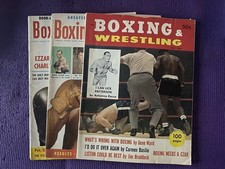 Lot of (3) Vintage Boxing & Wrestling Magazine’s 1954-1961