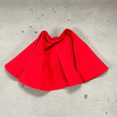 SU-375-SUP: 1/18 scale Red Wired cape for 3.75'' action figures (No Figure)