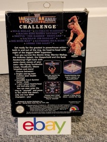 WWF WrestleMania Challenge NES - Scatola e cartuccia 