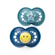 MAM Original Soother Blue Design 6m 2Pk