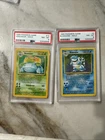 Blastoise Venusaur PSA 8 Set