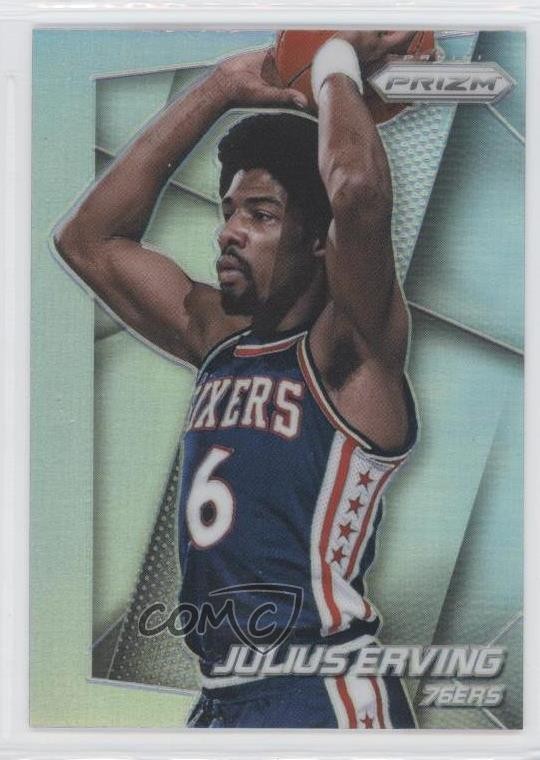 2014-15 Panini Prizm Silver Prizm Julius Erving #163 HOF