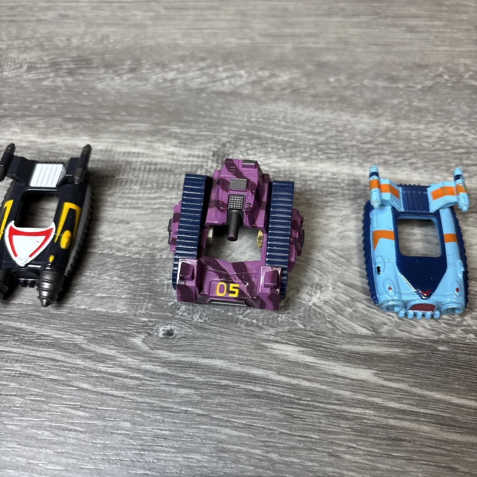 Vintage Micro Machines Highway Warriors Shells 1989  Lot Of 5 Toys Figures - Image 3 of 4