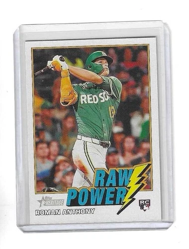 New Listing2026 Topps Heritage Raw Power Roman Anthony #RP-RA RC Rookie Card