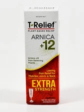 MediNatura T-RELIEF Arnica +12 EXTRA STRENGTH 3oz Pain Relief CREAM 1072026