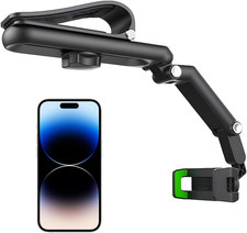 Rotatable and Retractable Car Phone Holder - 1080 Multifunction Sun Visor Univer