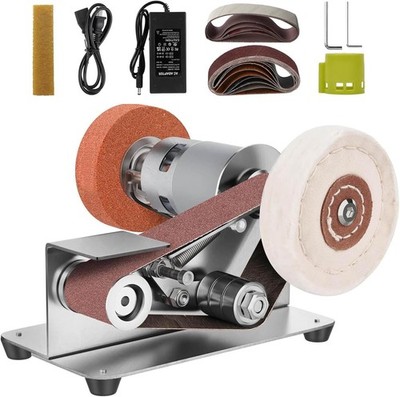 Electric Knife ener, 7 Adjustable Speed Mini Belt Sander, 15 Degree