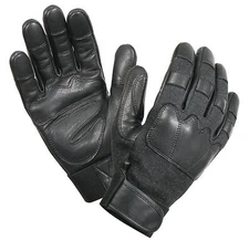 Leather Cut Resistant Tactical Gloves - Army Style