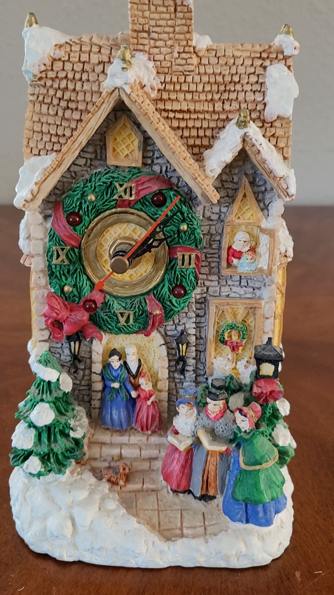 クリスマスオーナメント　ビンテージ　ロシア　ミニ　BOX Avon Holiday Melody Christmas Clock Vintage (Only Clock Works) | eBay