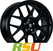4x Sparco Pro Corsa matt dark titanium 7.5x17" ET42 LK4 100 ML 63.3 Alufelgen...
