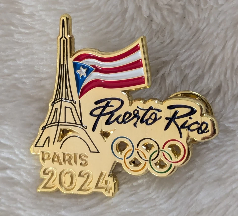 2024 Paris 33rd Summer Olympic Games Puerto Rico NOC Team Rare Ltd Edn ADT pin - Image 3 of 4