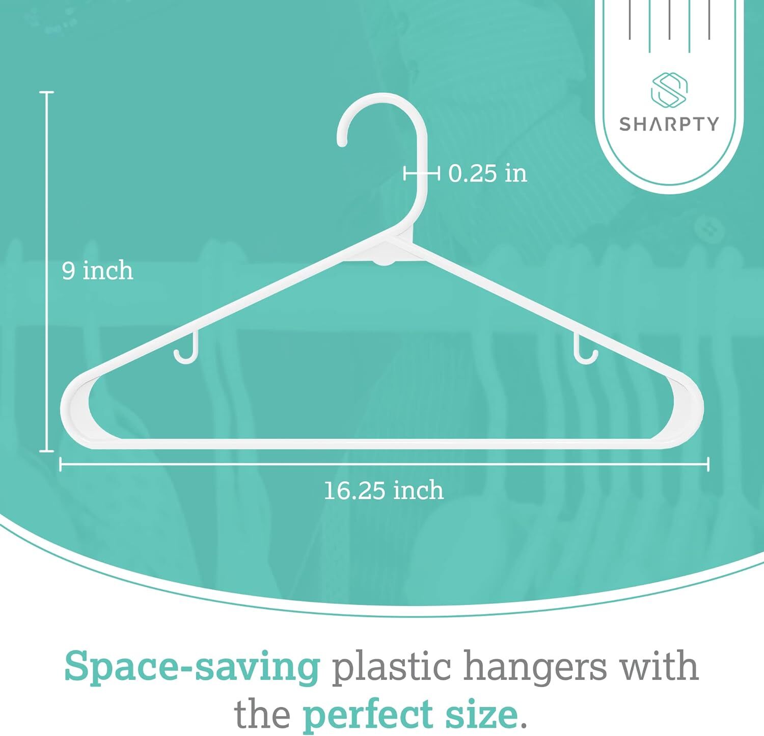 Plastic Hangers Clothes Hangers Clothing Closet Coats Shirts Durable