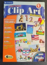 Print Perfect Clip Art Deluxe~ Cosmi~ 5 CD set~ 5582PP