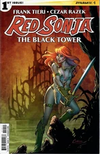 Frank Tieri - Cezar Razek "RED SONJA" The Black Tower 1st Issue / DYNAMITE #1