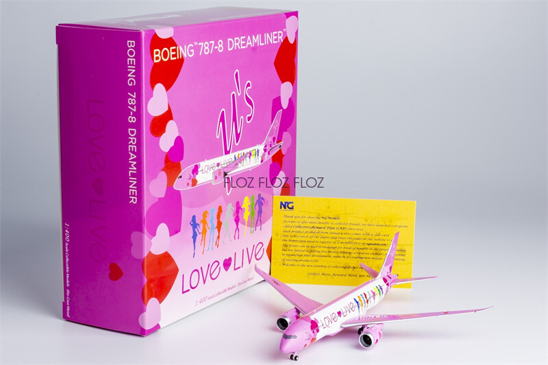 NG Models Love Live for Boeing B787-8 JA01LL Dreamliner 1