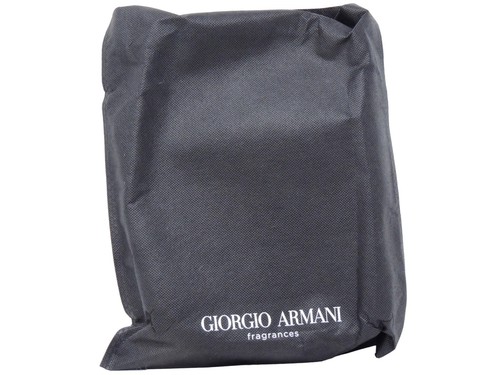GIORGIO ARMANI NAVY DENIM TOILETRY COSMETIC SMALL TRAVEL BAG NEW - Picture 3 of 4