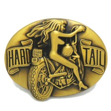 Motorcyclist Motorgirl Belt Buckle Western Cowboy Cowgirl MTGL-01