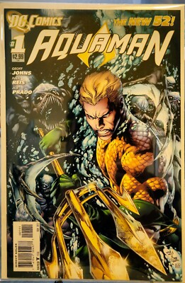 Aquaman New 52 2 Issue Lot Geoff Johns DC COMICS 2011 | eBay