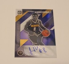 Jarred Vanderbilt 2019-20 Optic Signature Series Prizm Autograph #SS-JVB