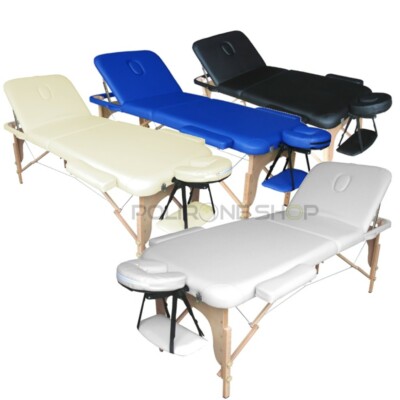 Massageliege Venus Faltbar - Klappbares Massagebett, Höhenverstellbar, Bis 140 Kg, Schwarz & Professionell