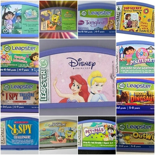 Leapfrog Leapster Educational Games - Large Selection - You Pick - Choice