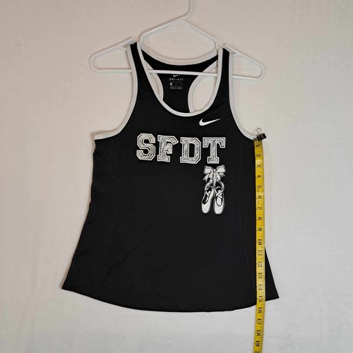 Nike Dri Fit Racerback Tank Top, Women’s M Black Sports - Picture 7 of 10