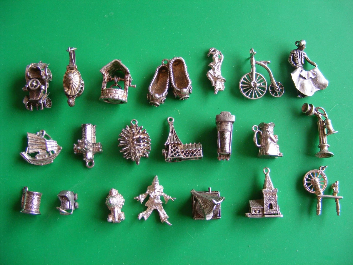 Silver charms shop ebay