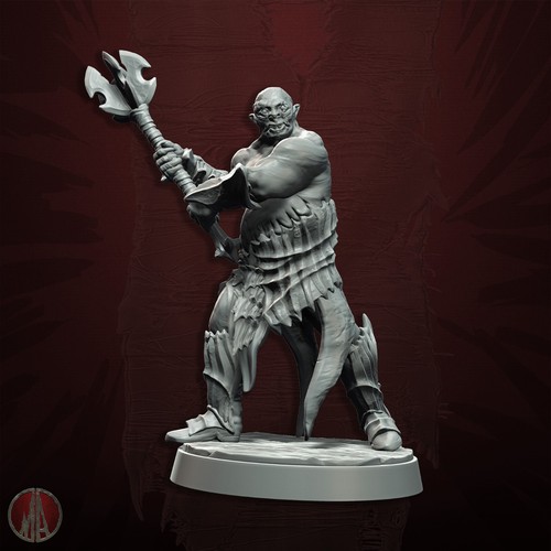 Dungeons & Dragons NPC Enemy Playable Character - Armoured Orc Beserker Infantry - Picture 4 of 30