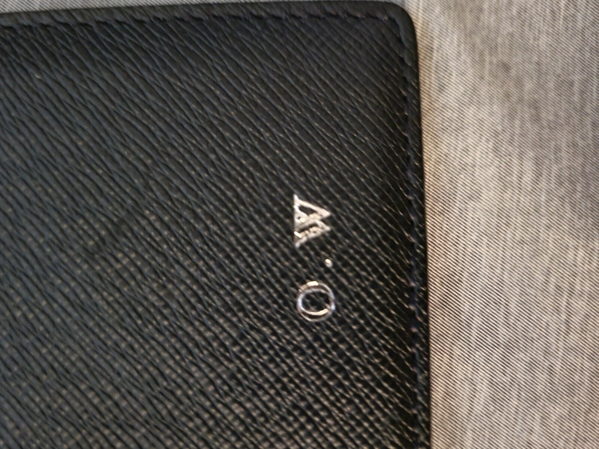 Louis vuitton checkbook cover/wallet taiga leather | eBay