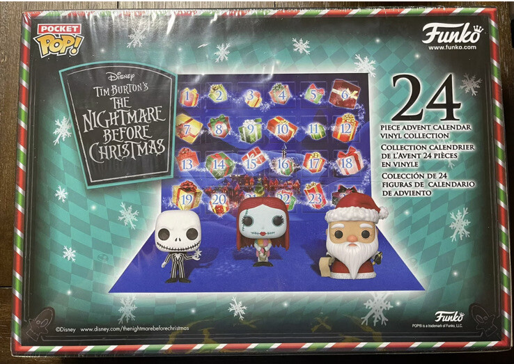 Funko Pop Advent Calendar The Nightmare Before Christmas 24 Pocket Vinyl  Figures | eBay