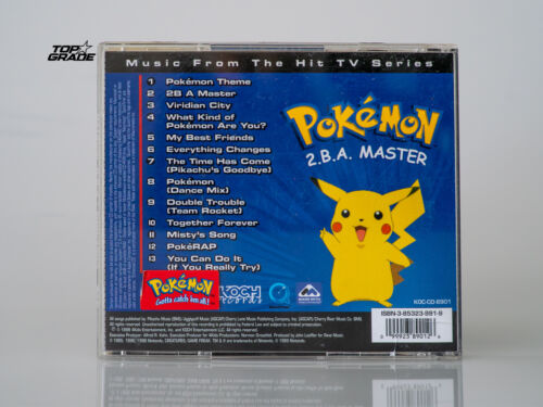 Pokemon 2BA Master Soundtrack Case Poster & Insert Only NO CD - Bild 2 von 4