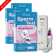 Accufast Men's Health Home Screening Device Easy Use 99% Accuracy Male Test Kit