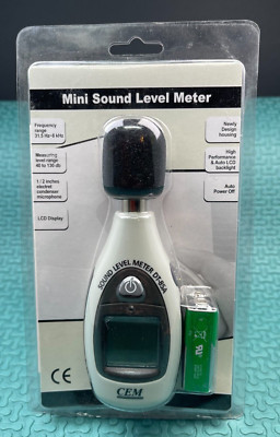 Portable Mini LCD Digital Sound Level Meter Noise Tester DT-85A - NEW Old Stock