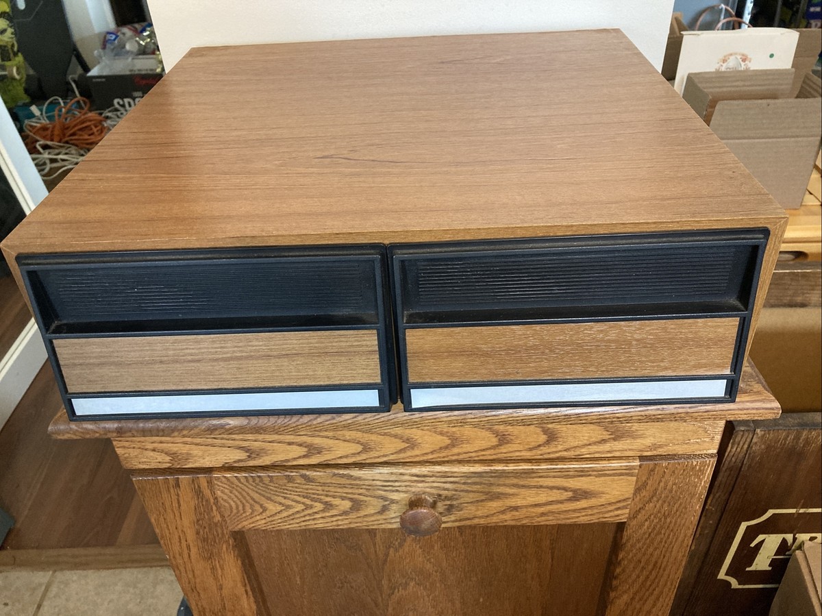 2CD＋VHS Can Box vhs storage box Holds 24 Tapes | eBay