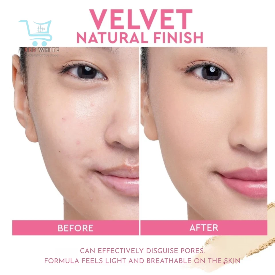 Glad2Glow Perfect Blurring Powder Foundation Setting Two Way Cake - 00 Affogato - Image 3 of 4