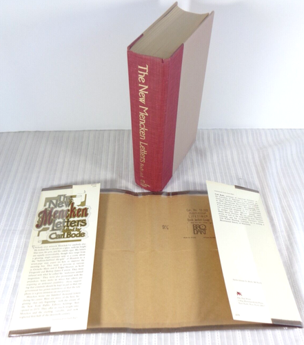 The New Mencken Letters by Carl Bode 1977 HC/DJ 1st Edition VG! - Picture 7 of 7