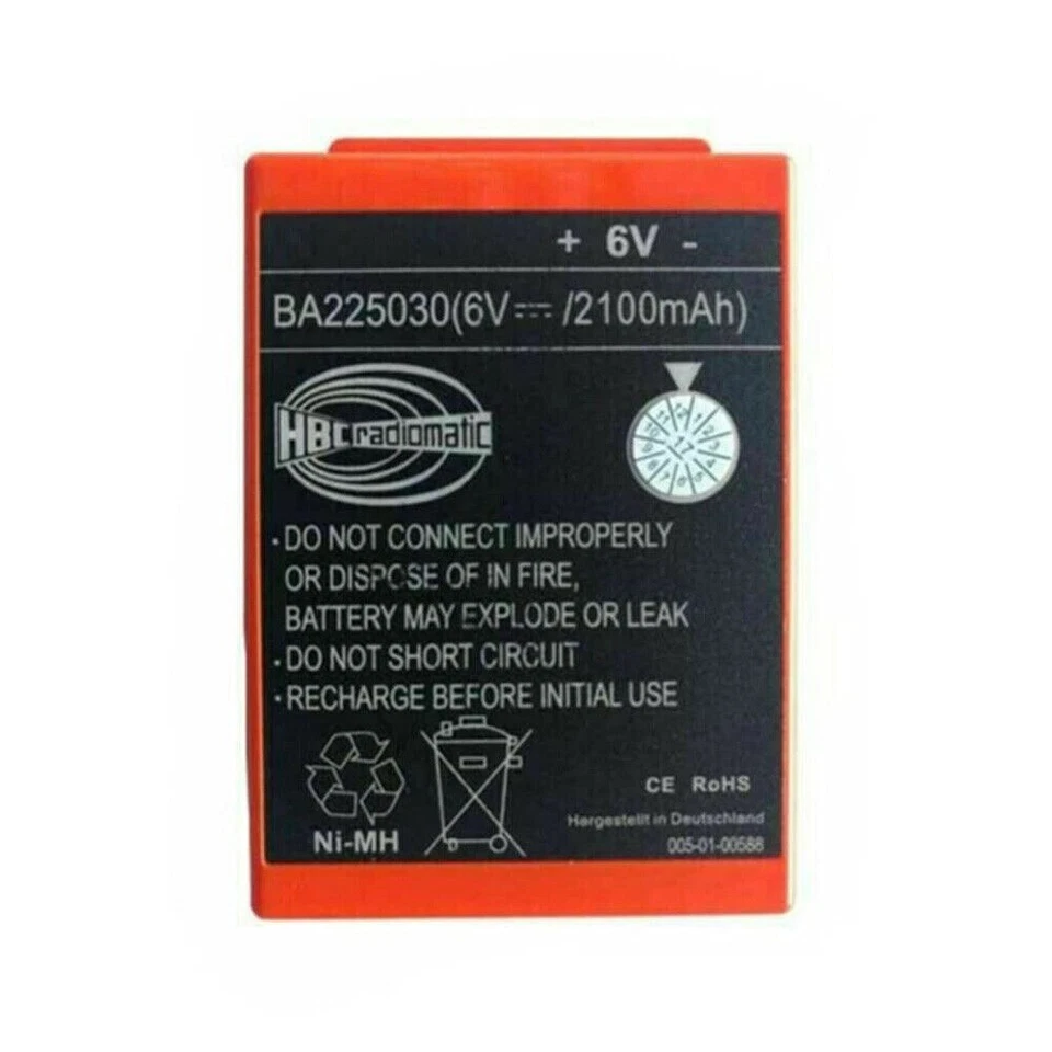 QA109600 Battery Charger 24V + 2pcs 2100mah BA225030 Batteryfor HBC Radiomatic - Image 2 of 4